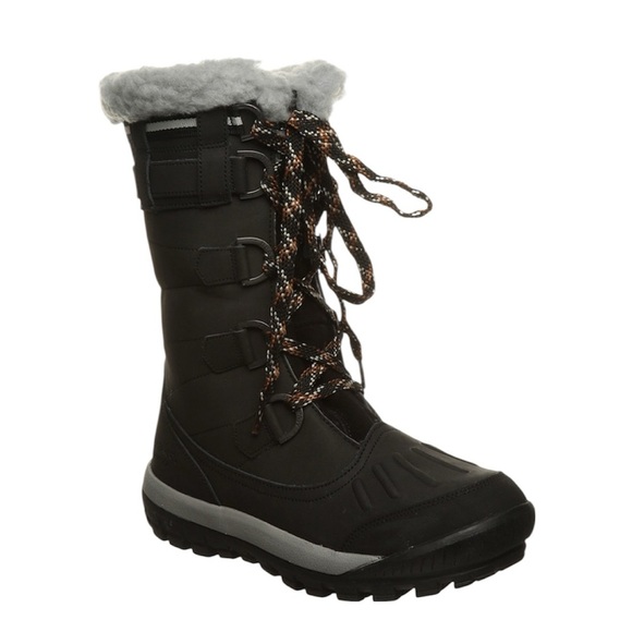BearPaw Desdemona Black Winter Boots Size 8 NEW - Picture 1 of 11